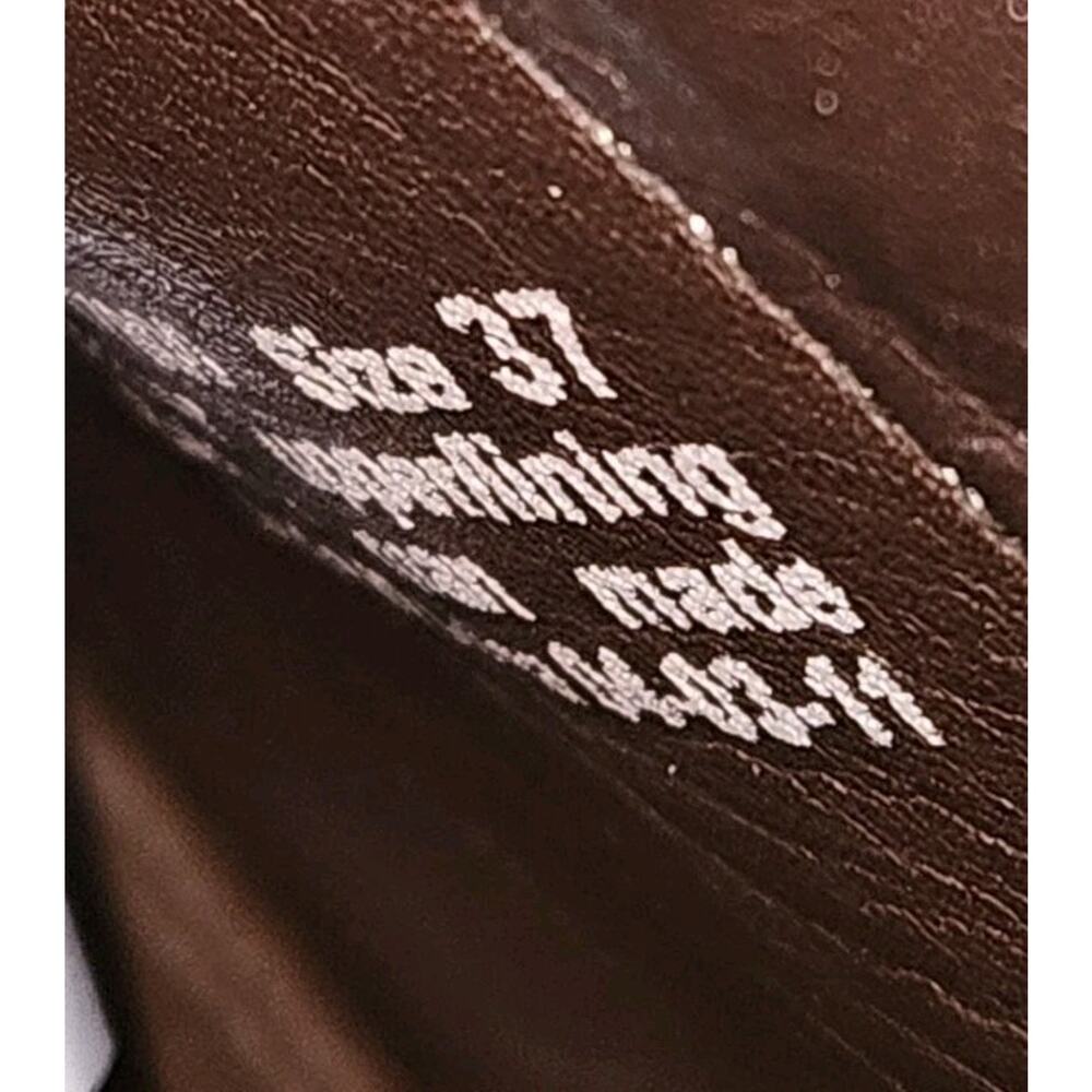 Dansko Rae Brown Leather Studded Clogs Mules Heels Womens Size 37, US 6.5-7 - Picture 10 of 12